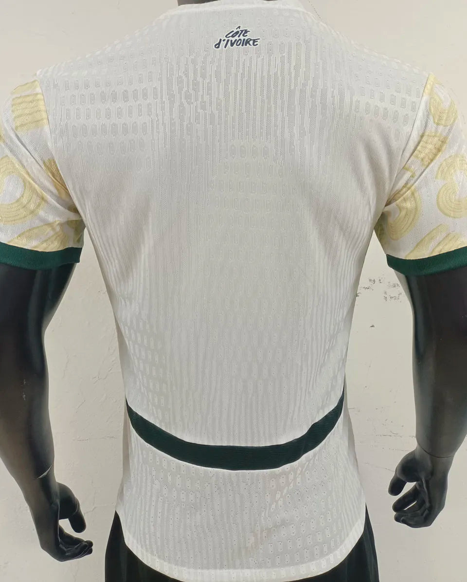 2025 Ivory Coast Away White Player Version Jersey Back