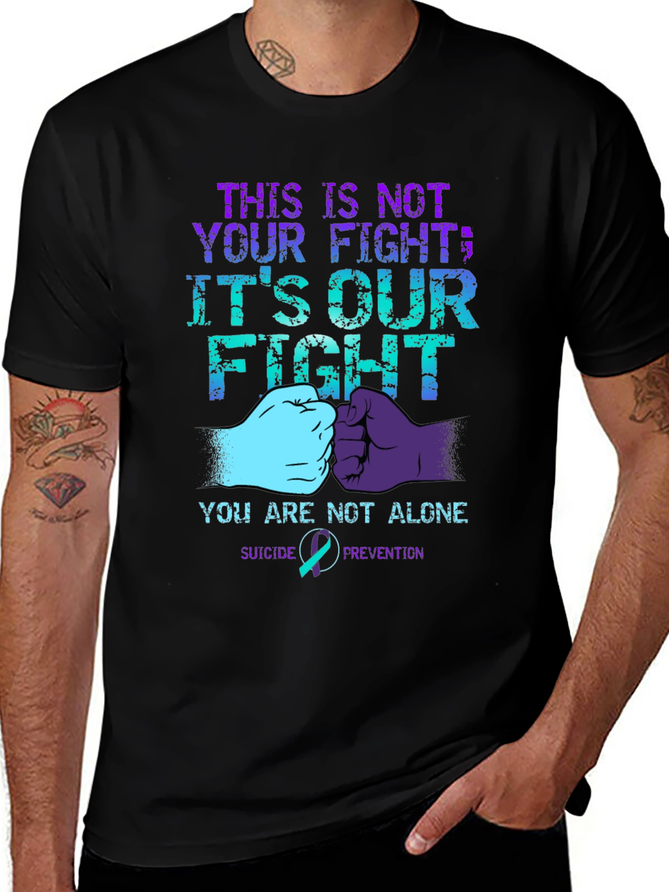 Suicide Prevention Awareness Graphic T-Shirt