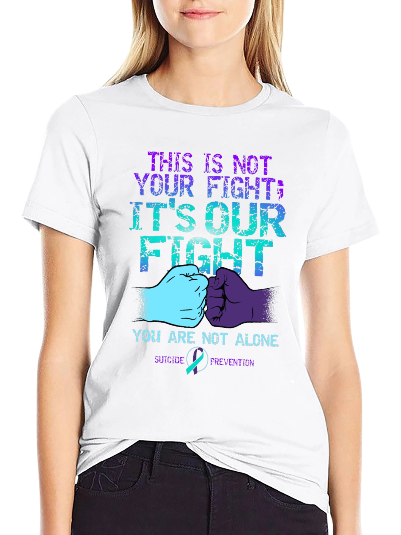 Suicide Prevention Awareness Graphic T-Shirt