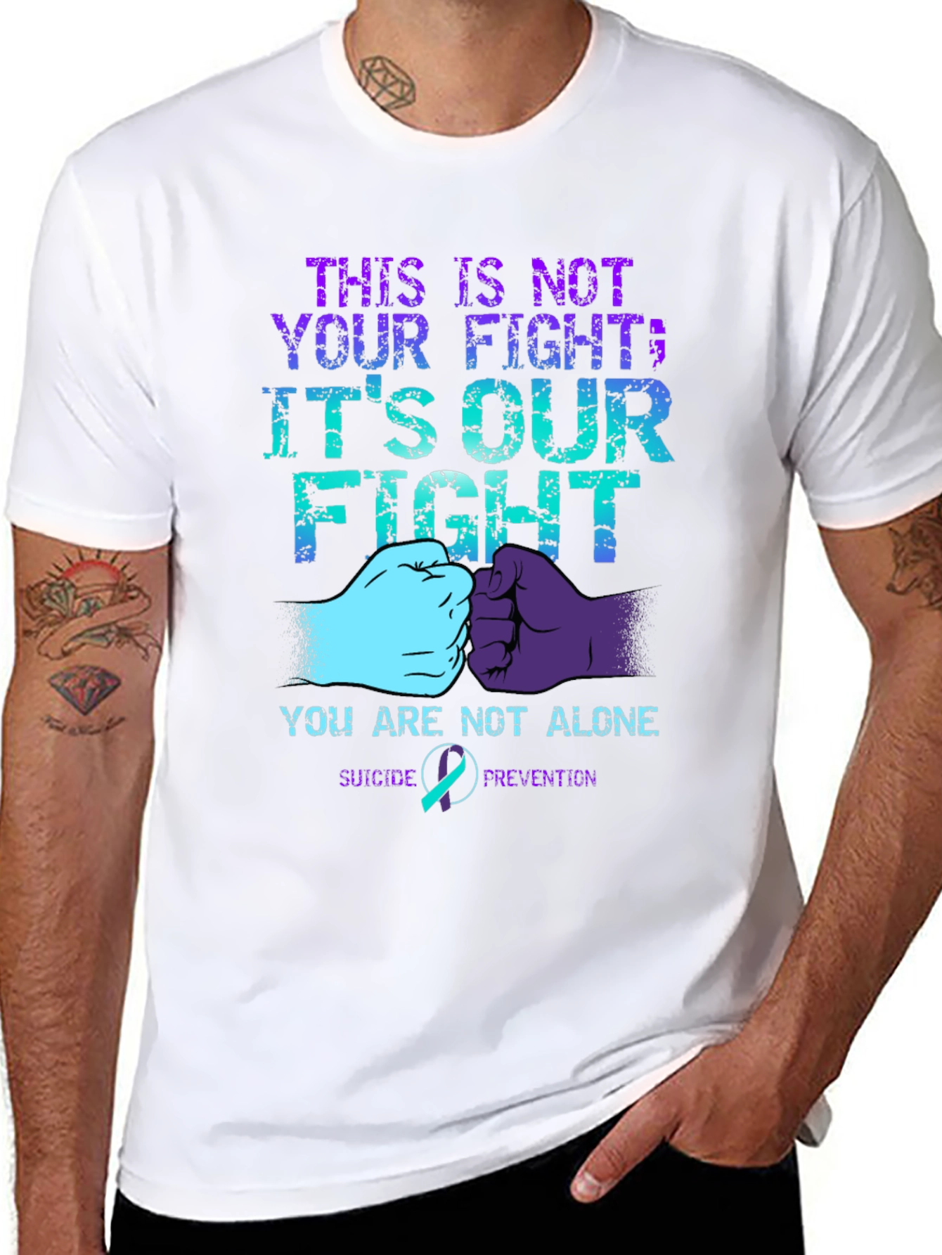 Suicide Prevention Awareness Graphic T-Shirt