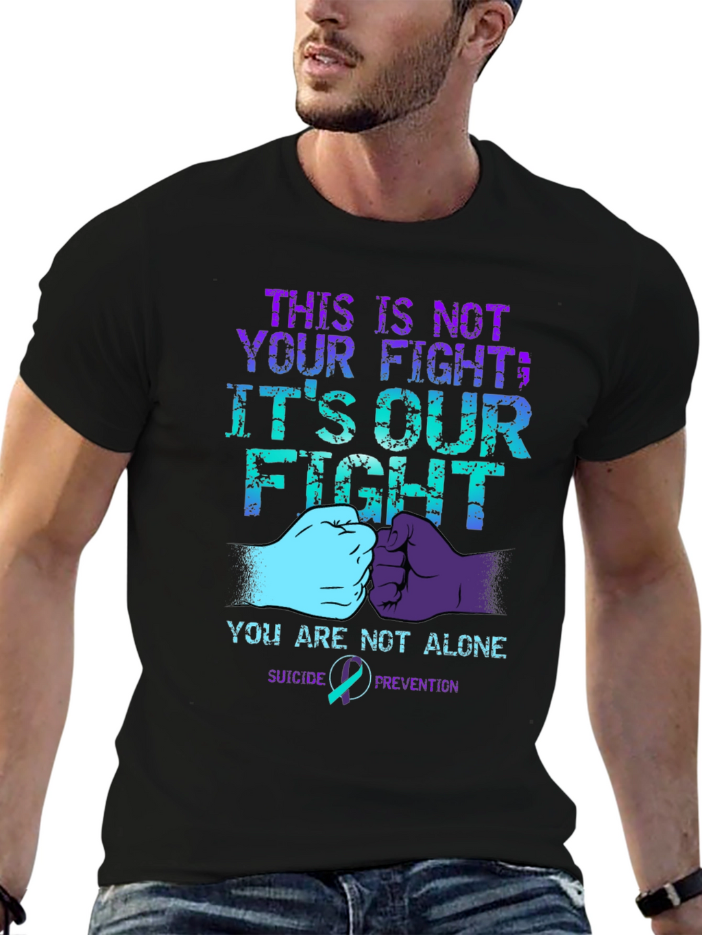 Suicide Prevention Awareness Graphic T-Shirt