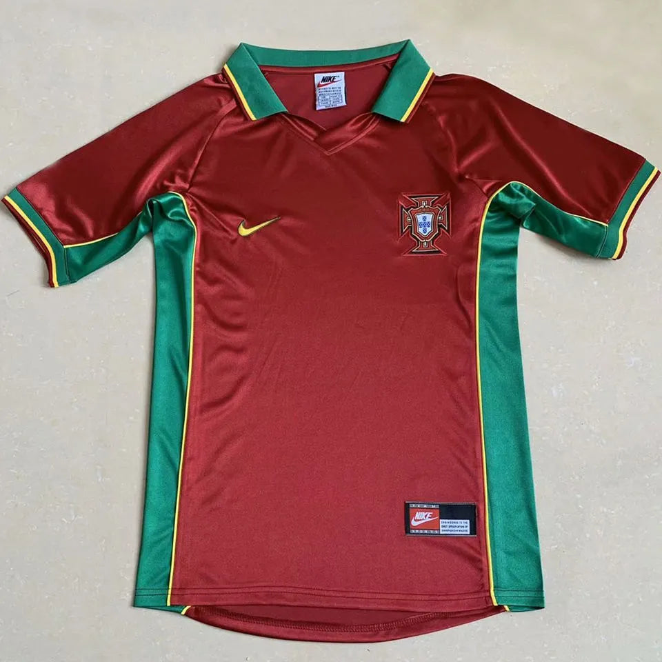 1997/98 Portugal Home Retro Soccer Jersey Back