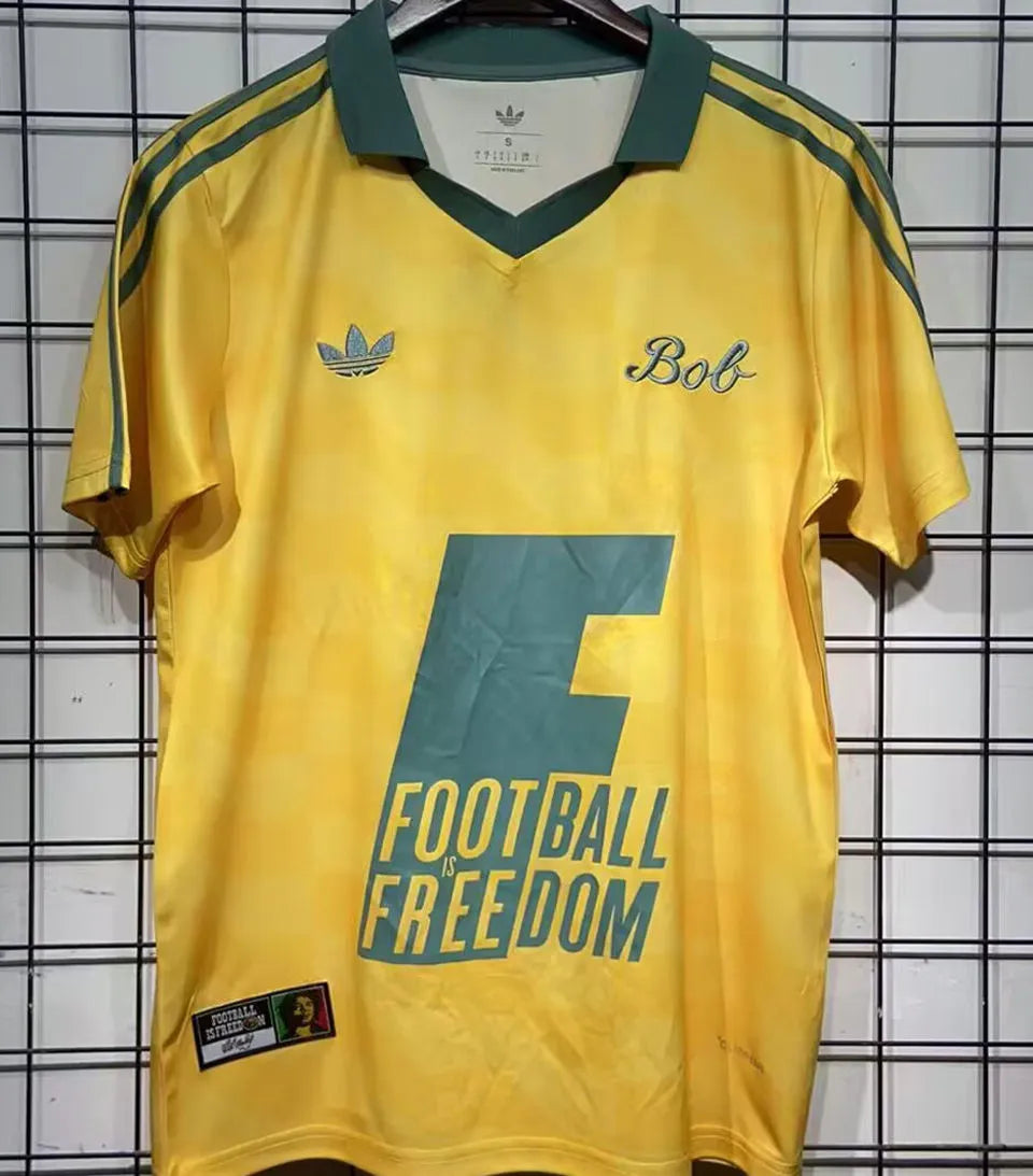 2026/27 Jamaica Special Edition Yellow Fans Soccer Jersey Front
