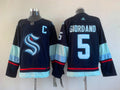 Men's Seattle Kraken Mark Giordano #5 Deep Sea Blue Home Breakaway Player Jerseys