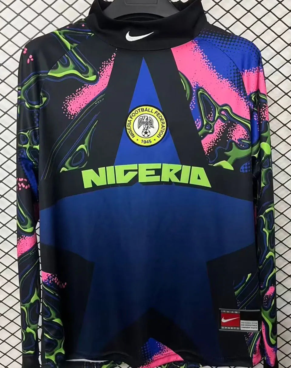 2026/27 Nigeria Goalkeeper Long Sleeve Soccer Jersey Front