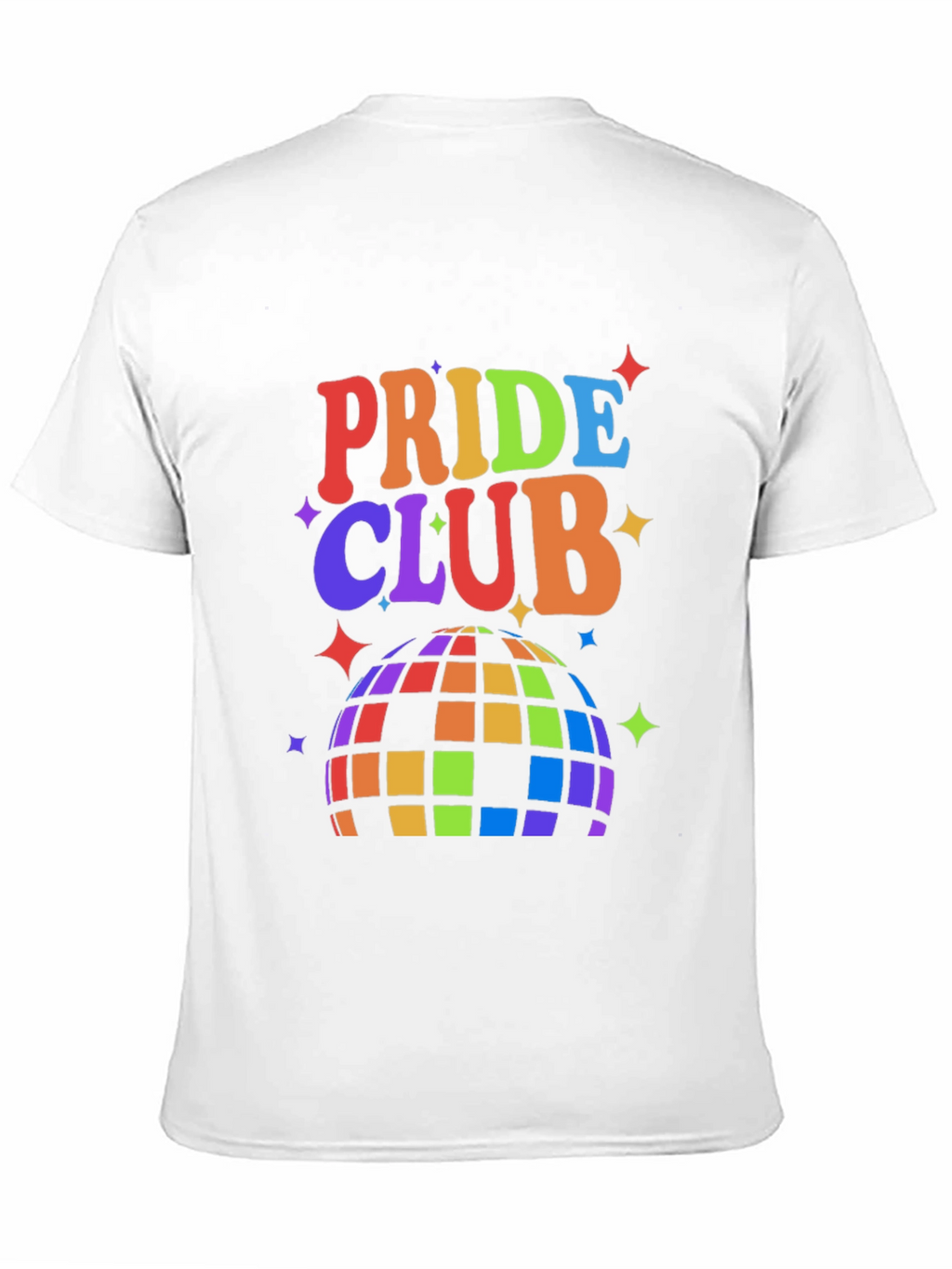 Pride Club Rainbow Disco Ball Graphic Tee
