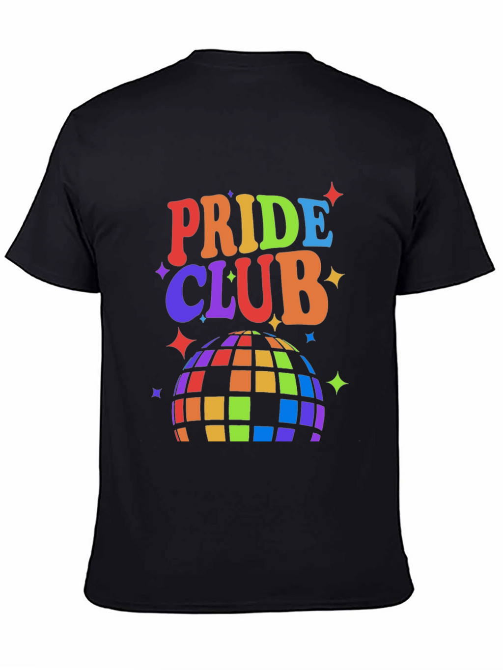 Pride Club Rainbow Disco Ball Graphic Tee