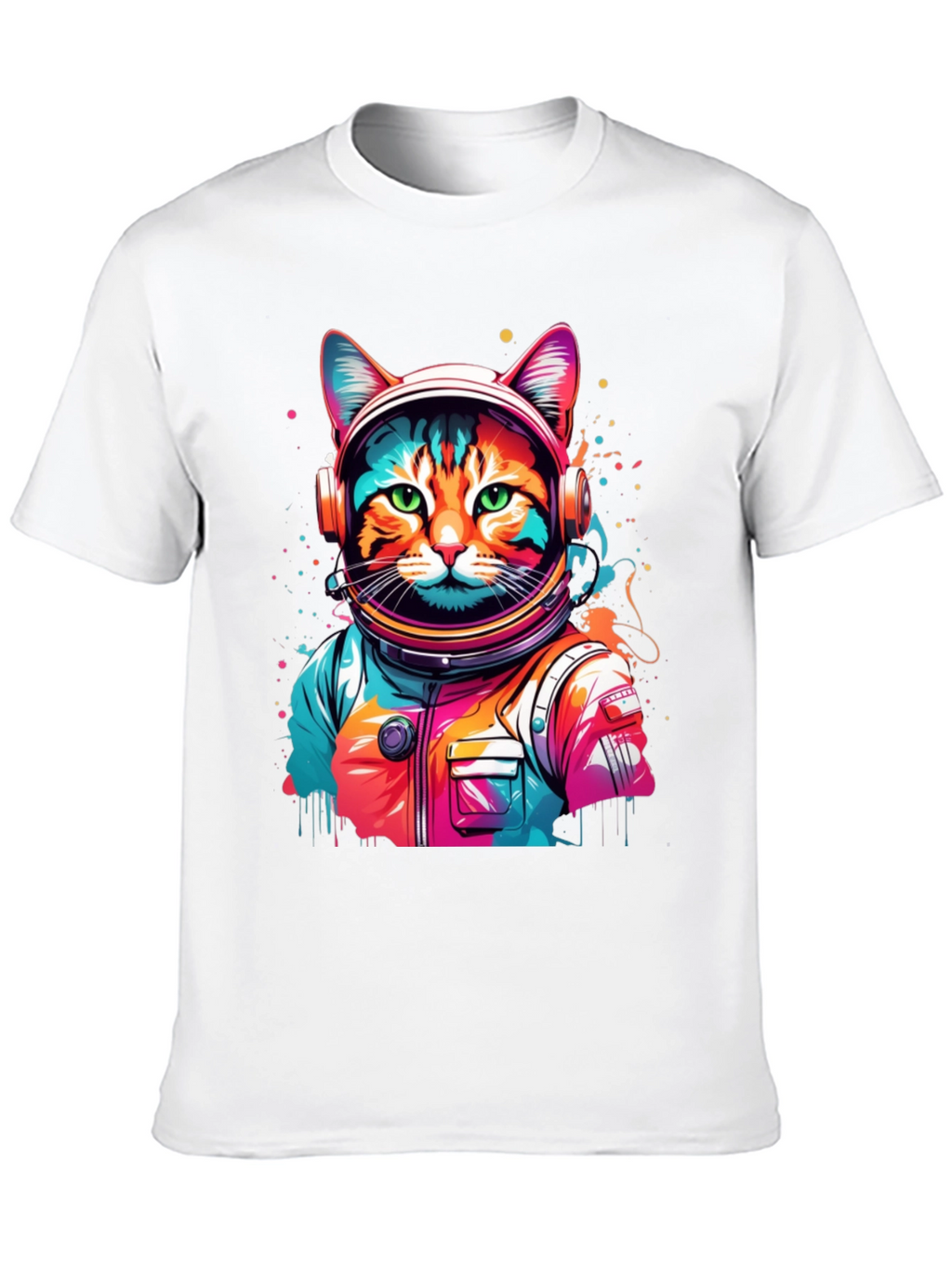Astronaut Cat T-Shirt - Space Kitty Tee