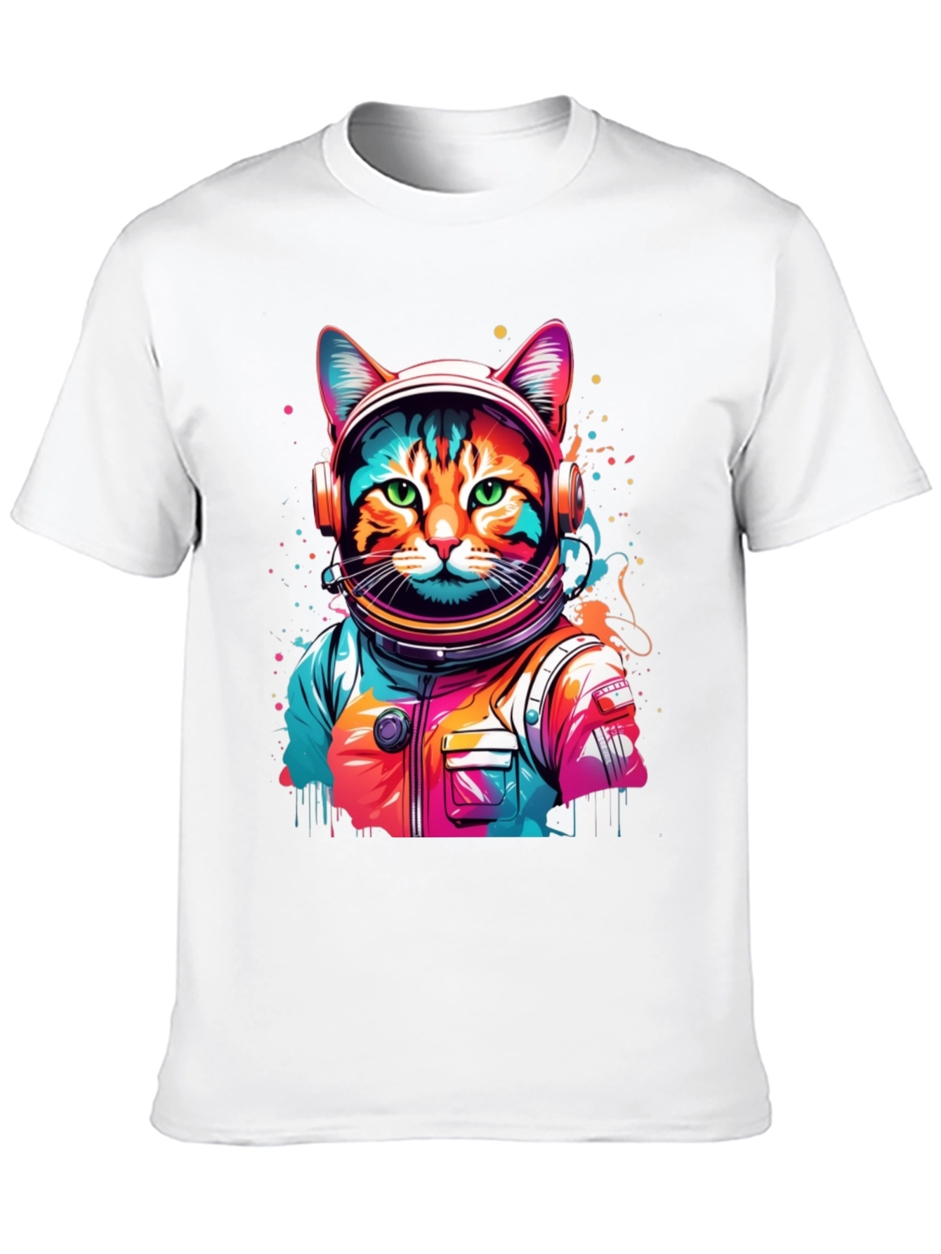 Astronaut Cat T-Shirt - Space Kitty Tee