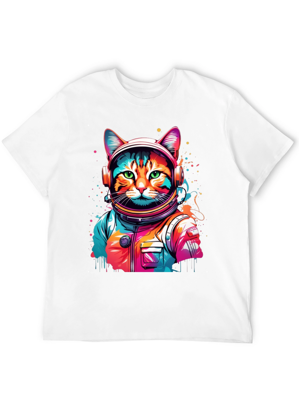 Astronaut Cat T-Shirt - Space Kitty Tee