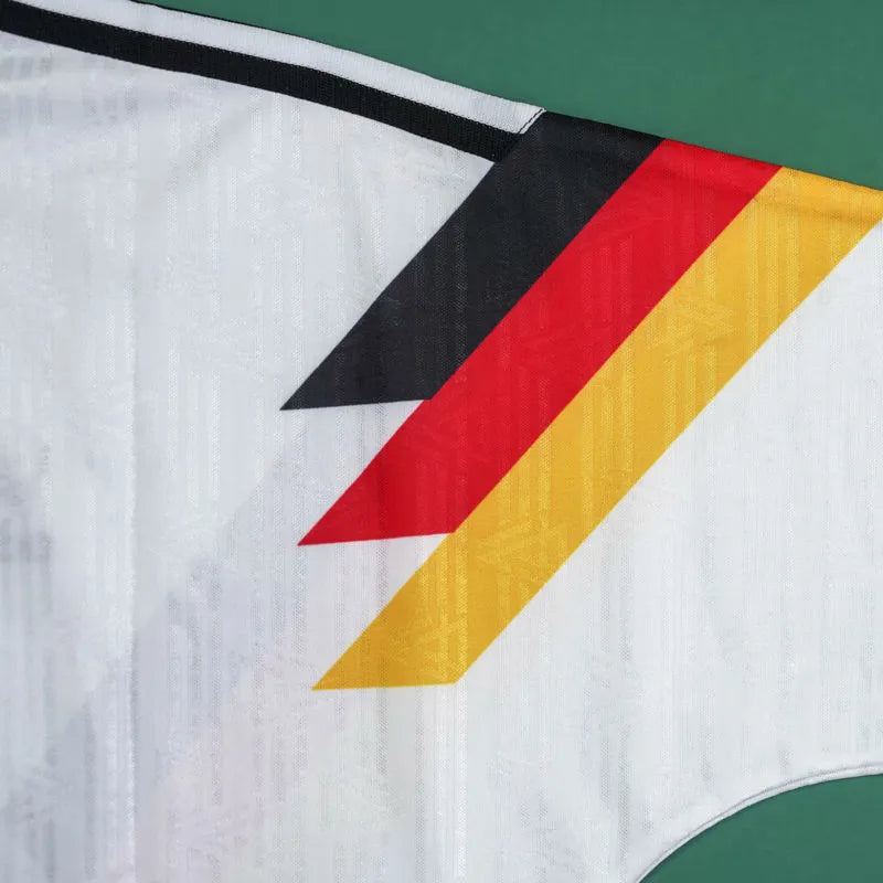 1990 Germany Home White Retro Soccer Jersey正确版 正在 Detail 4