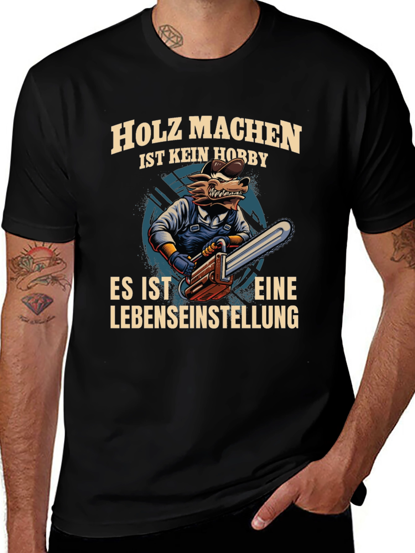 Holz Machen T-Shirt - Woodworking is a Lifestyle Tee