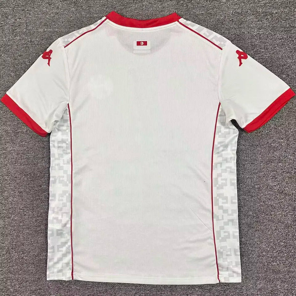 2026/27 Tunisia Away White Fans Soccer Jersey Back