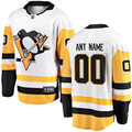 Men's Pittsburgh Penguins Fanatics Branded White Custom Player Jerseys