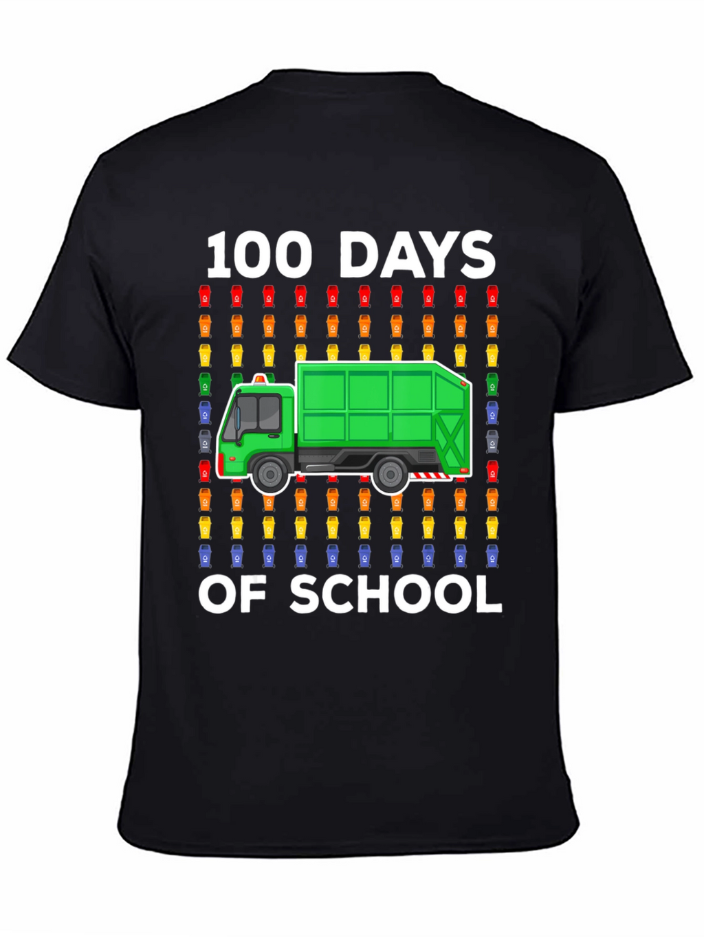 100 Days of School Garbage Truck T-Shirt