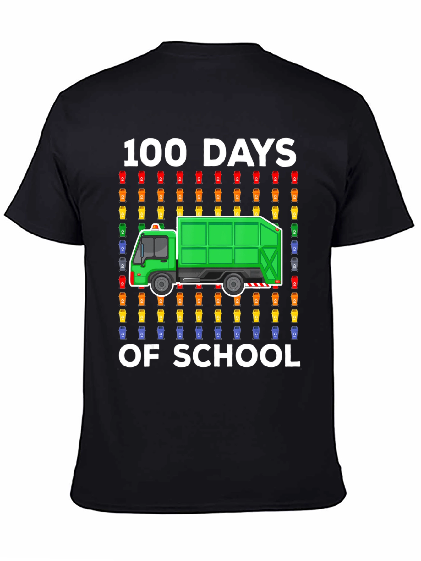 100 Days of School Garbage Truck T-Shirt