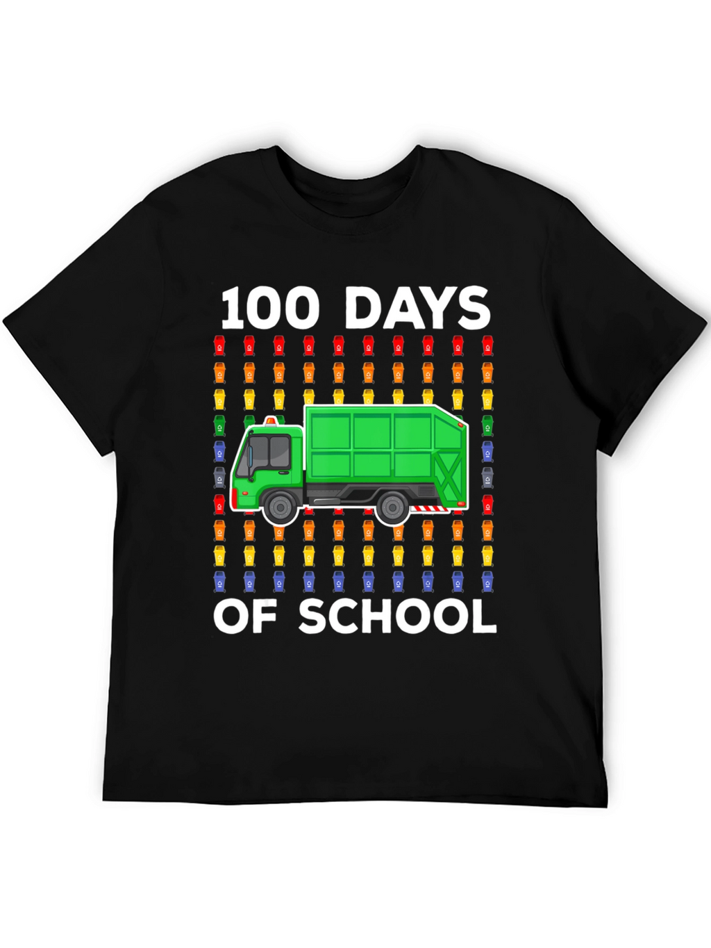 100 Days of School Garbage Truck T-Shirt