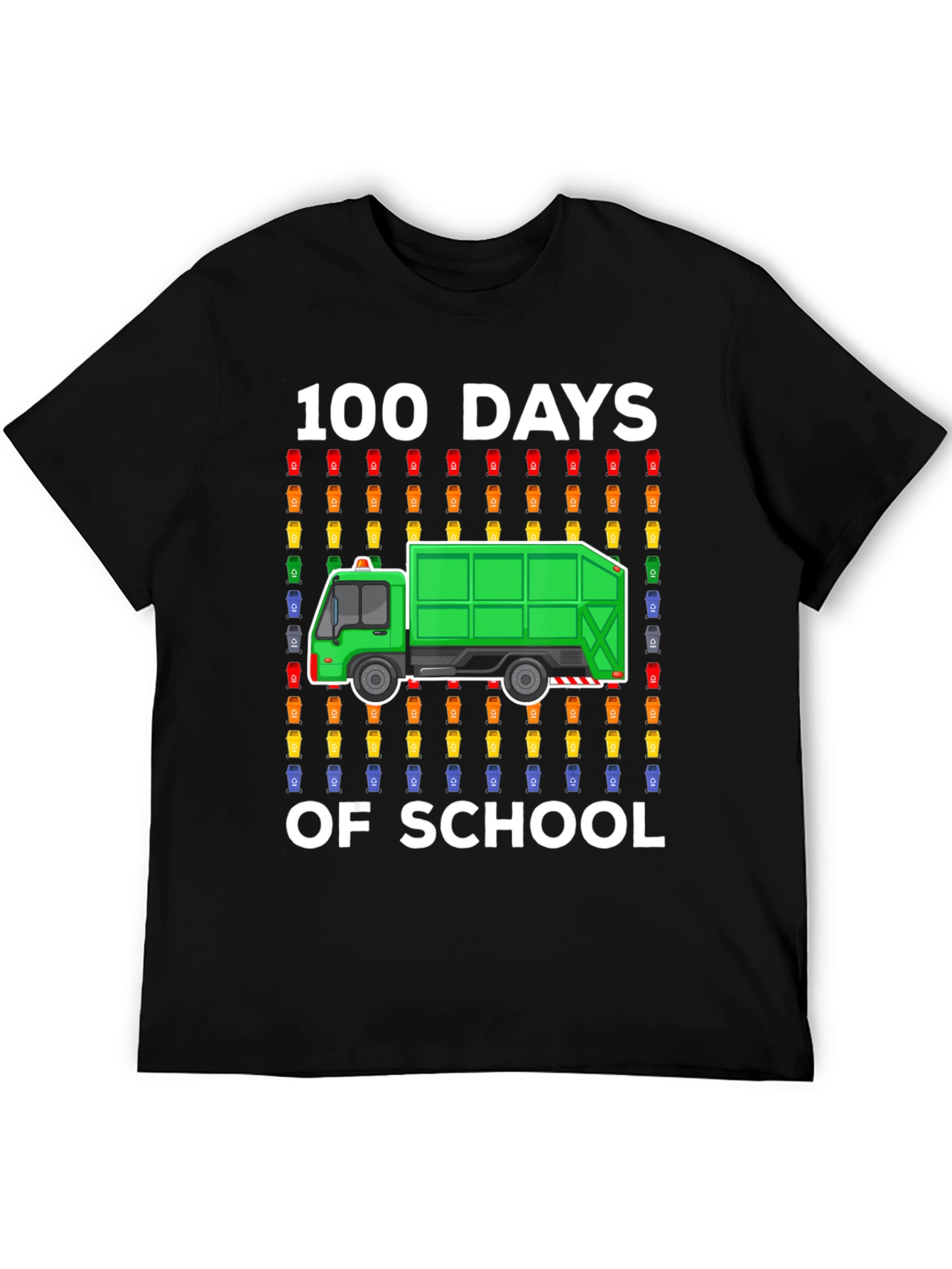 100 Days of School Garbage Truck T-Shirt