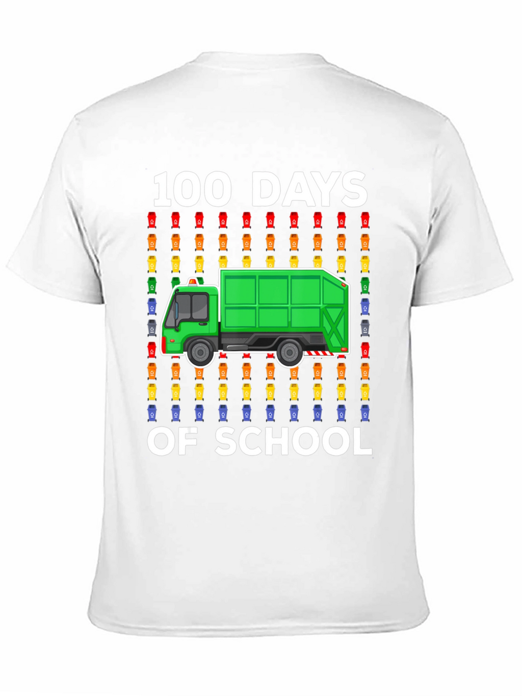 100 Days of School Garbage Truck T-Shirt