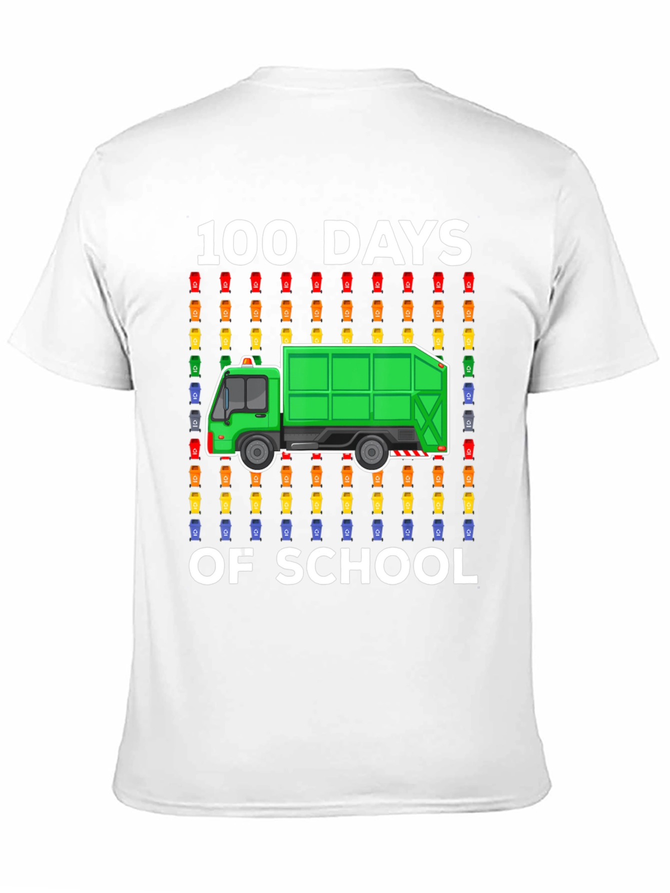 100 Days of School Garbage Truck T-Shirt