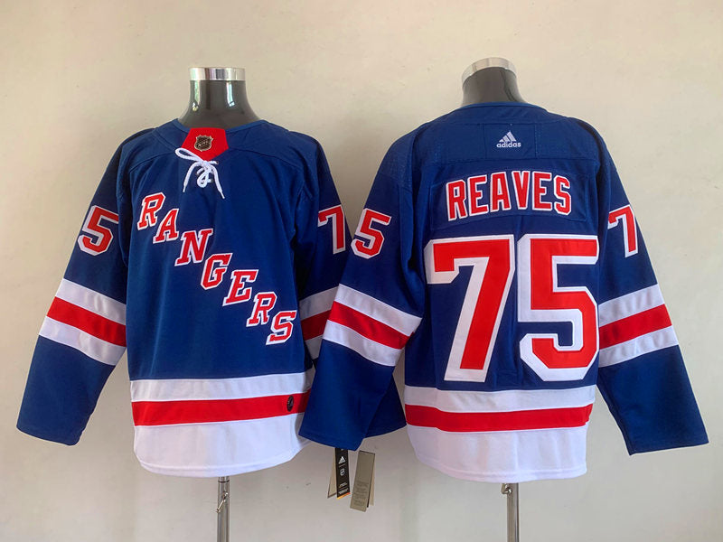 Men's New York Rangers Ryan Reaves #75 Blue Player Jerseys