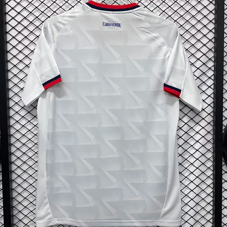 2026/27 Cabo Verde Away White Fans Soccer Jersey 佛得角 Detail 2