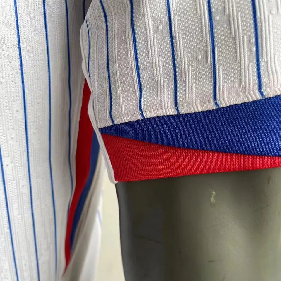 2024//25 France Away White Player Version Soccer Jersey Detail 2