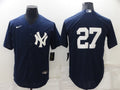Men's New York Yankees Giancarlo Stanton #27 Navy Replica Player Name Jerseys