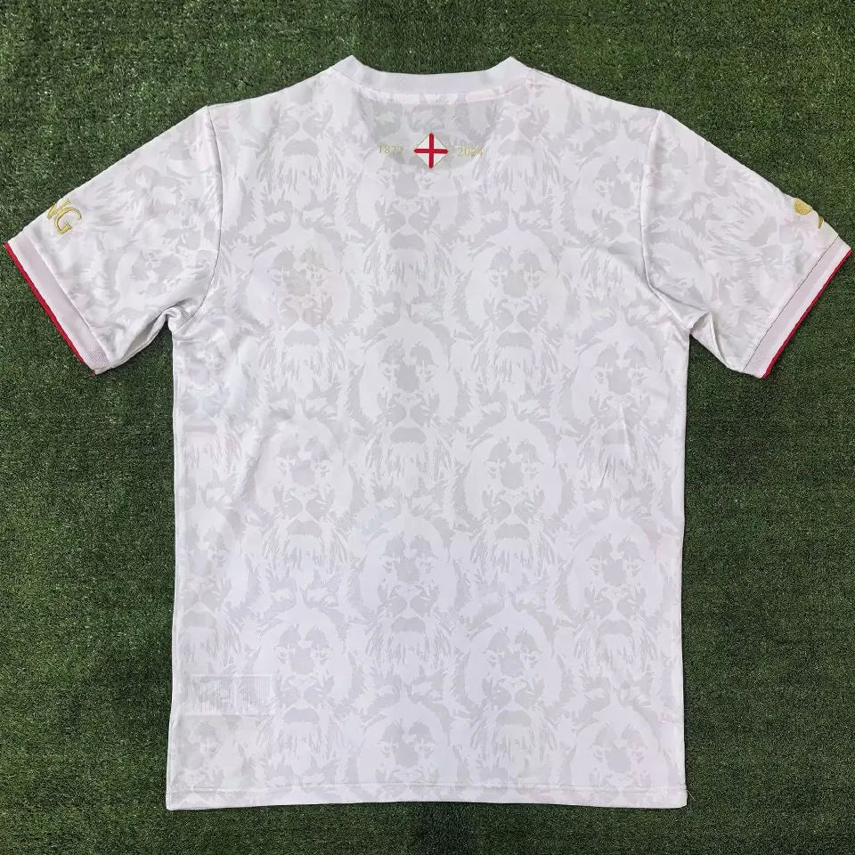 2025 England Special Edition White Fans Soccer Jersey Back