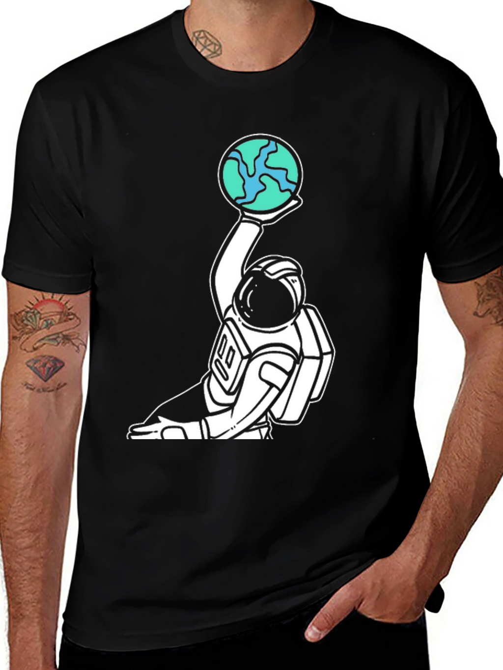 Astronaut Earth T-Shirt