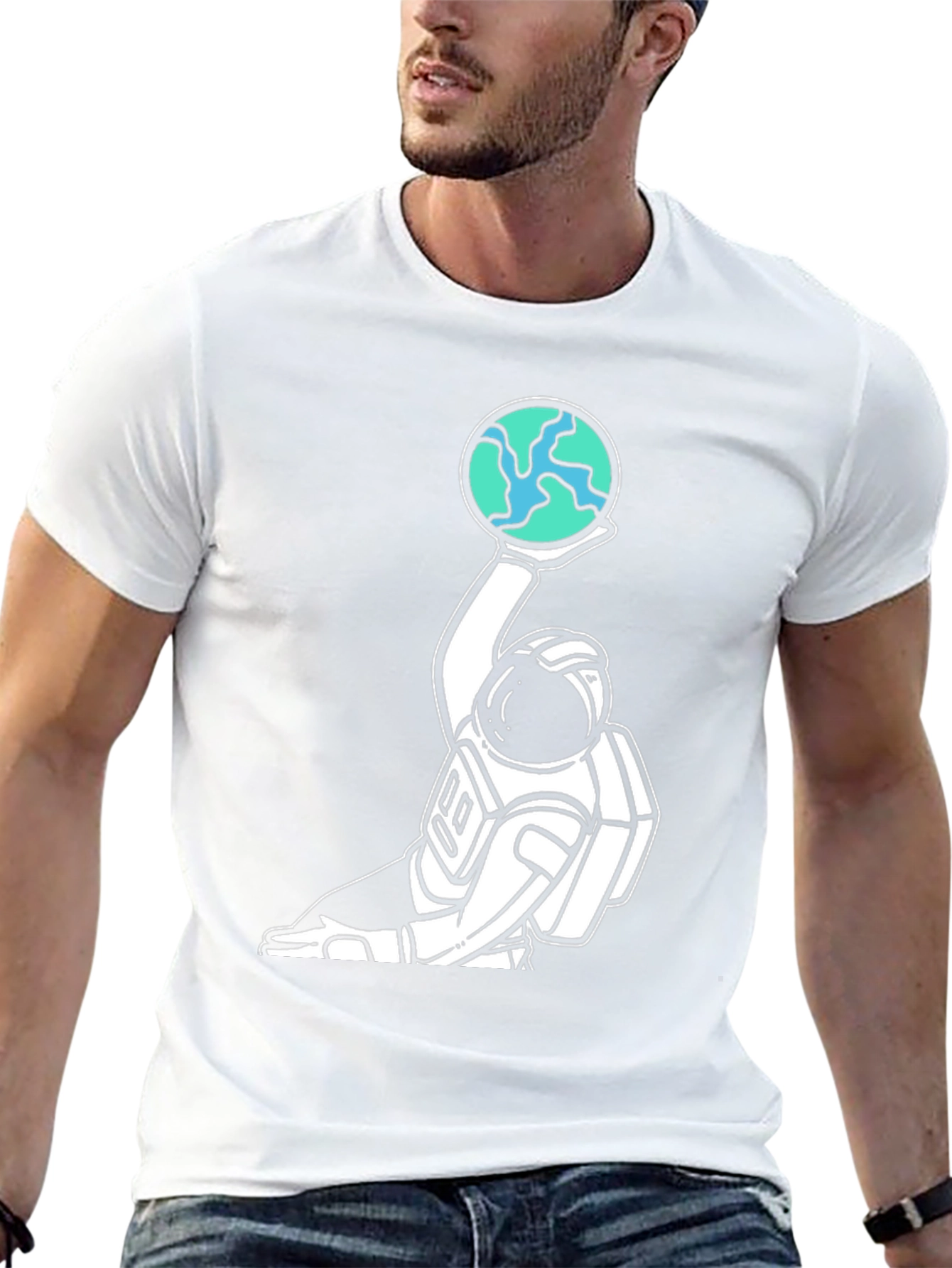 Astronaut Earth T-Shirt