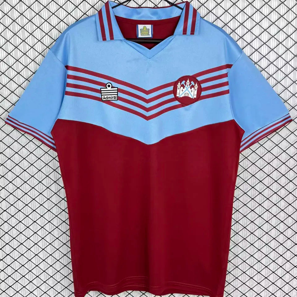 1976/1980 West Ham Home Retro Soccer Jersey Front