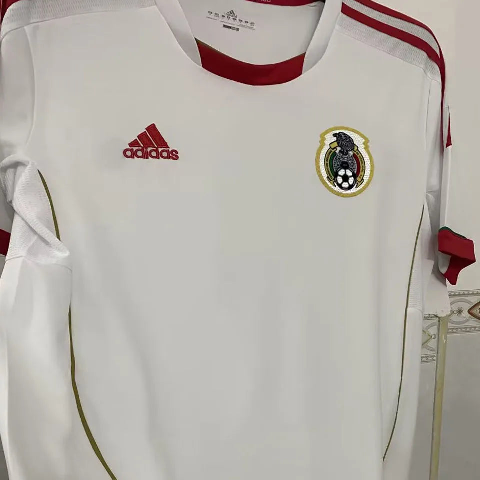 2011/12 Mexico Third White Retro Soccer Jersey Detail 2