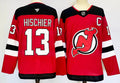 Men's New Jerseys Devils Nico Hischier #13 Red Player Game Jerseys