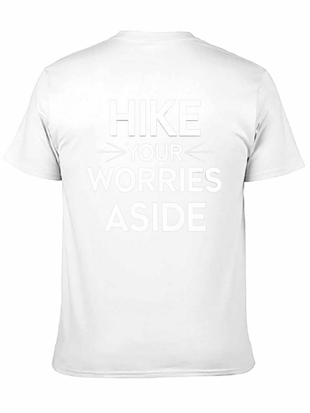 Hike Your Worries Aside Graphic Tee - Black