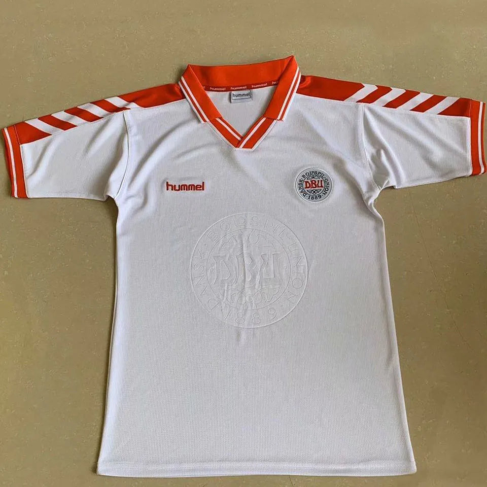 2026/27 Denmark Home Red Fans Soccer Jersey Detail 4