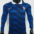 2026/27 France Home Blue Player Version Long Sleeve Soccer Jersey Item NO.: 2152462 Front