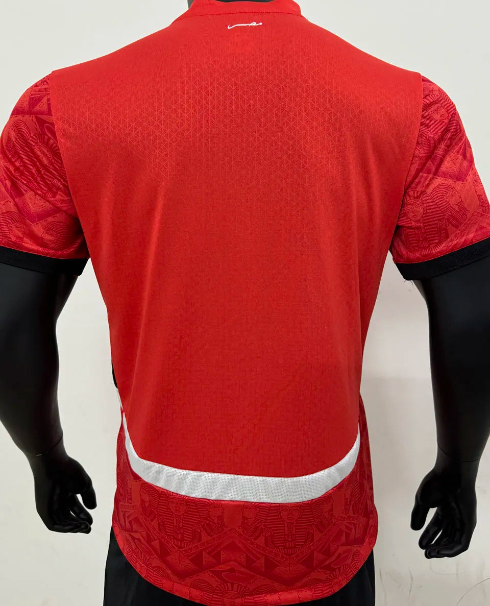 2025 Egypt Home Red Player Version Soccer Jersey Back