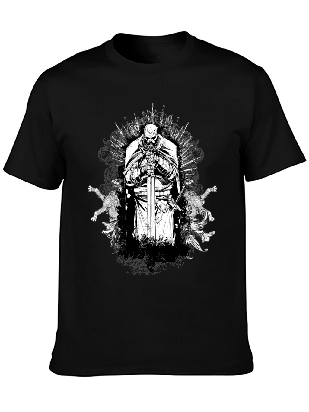 Iron Throne Knight Graphic Tee - Black