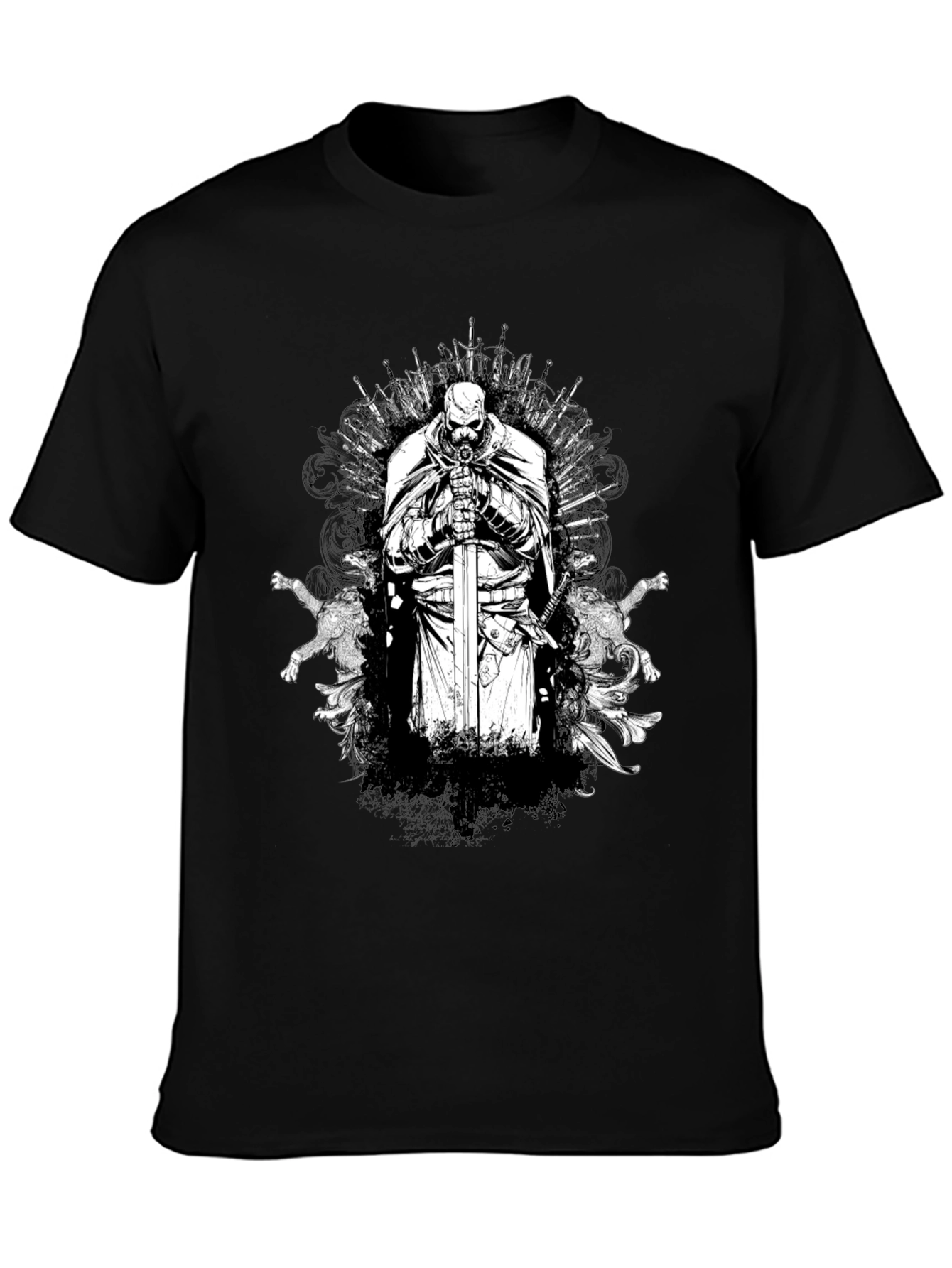 Iron Throne Knight Graphic Tee - Black