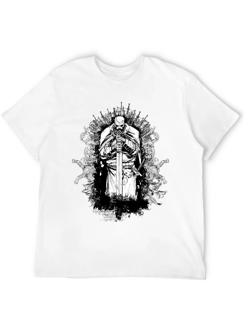 Iron Throne Knight Graphic Tee - Black