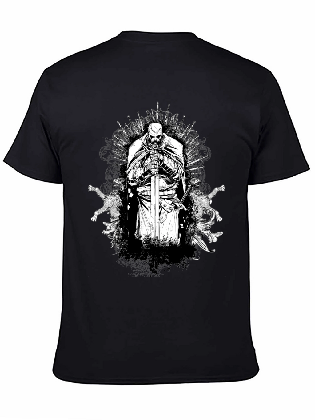Iron Throne Knight Graphic Tee - Black