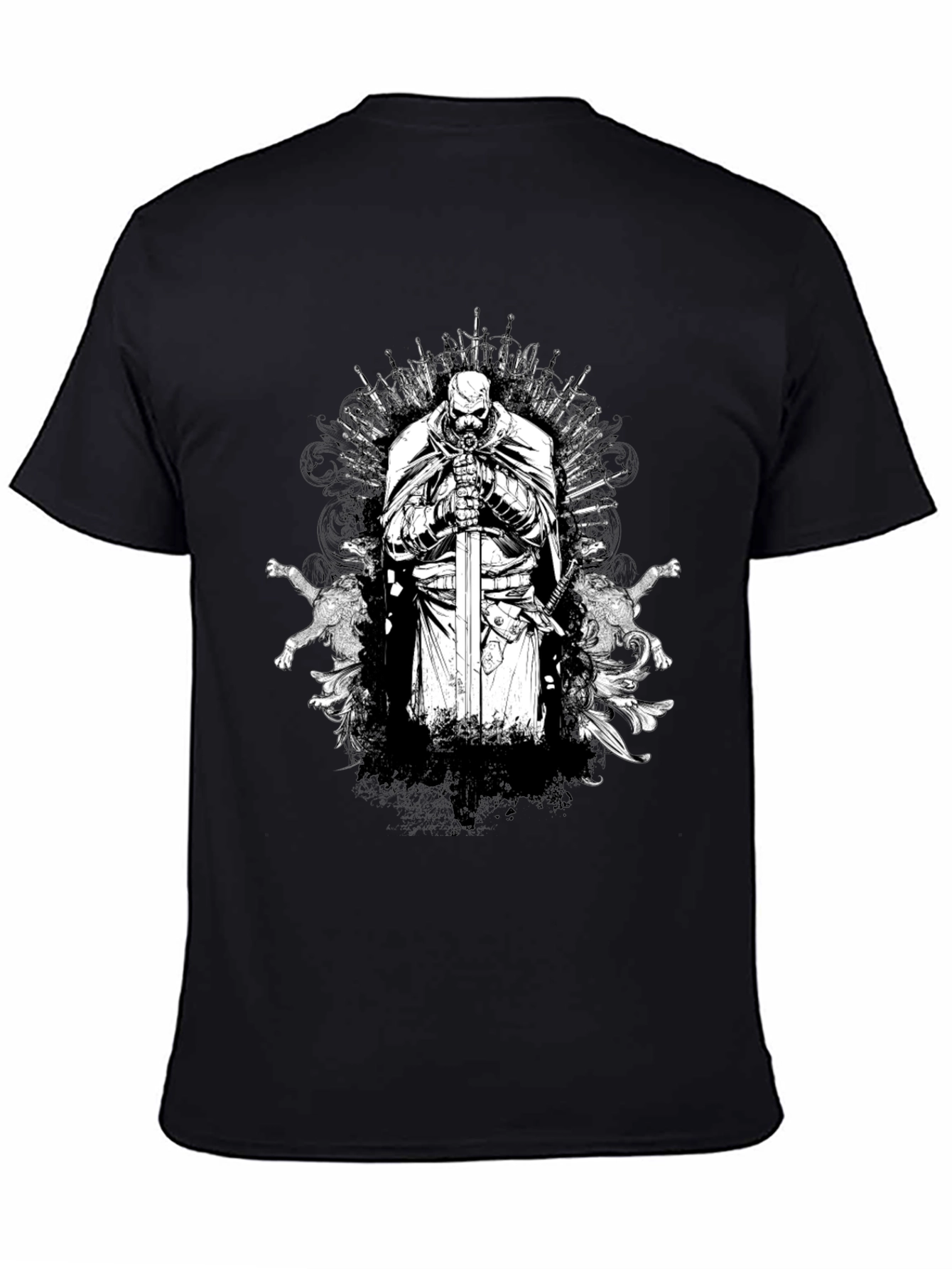Iron Throne Knight Graphic Tee - Black