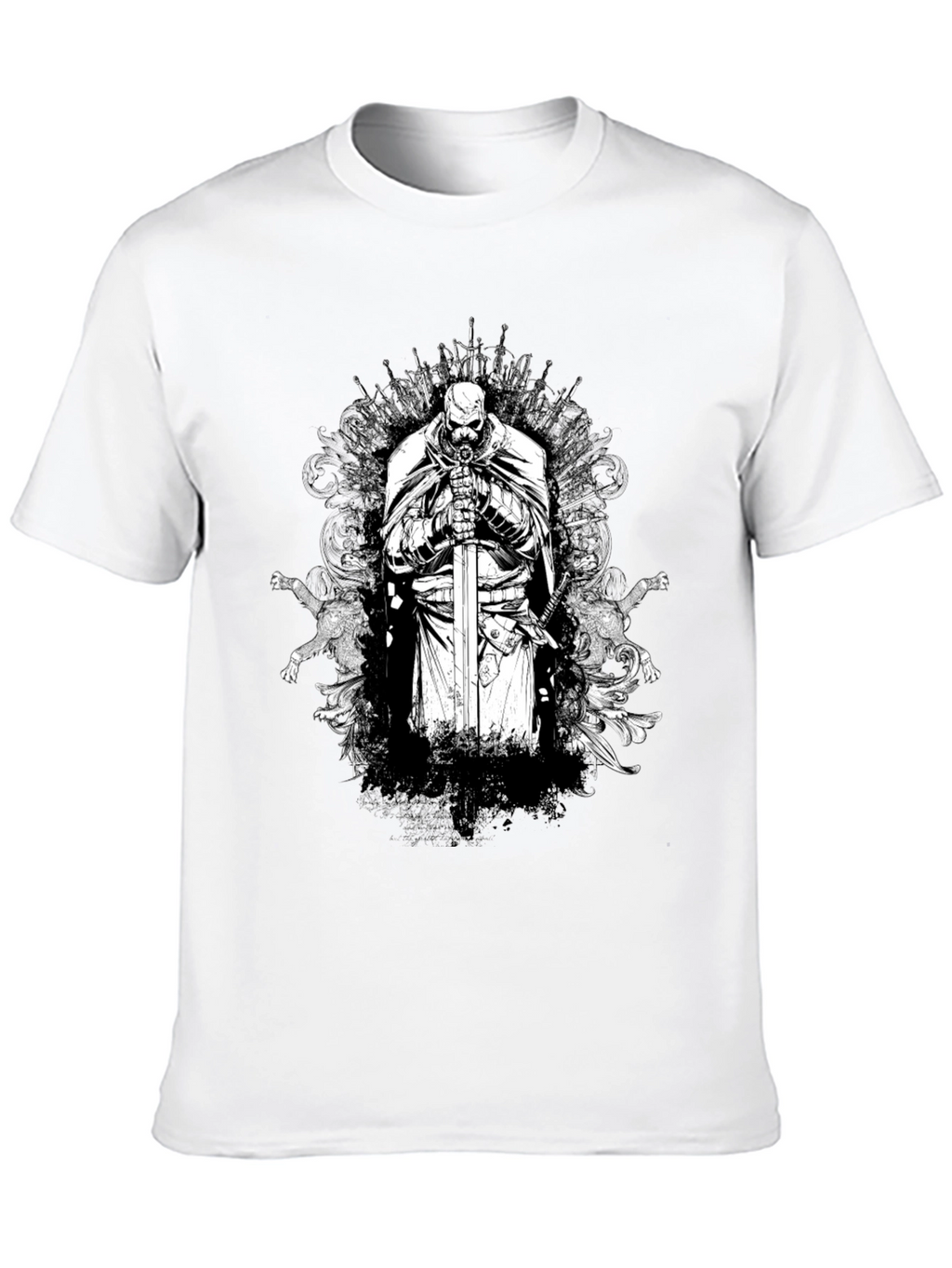 Iron Throne Knight Graphic Tee - Black
