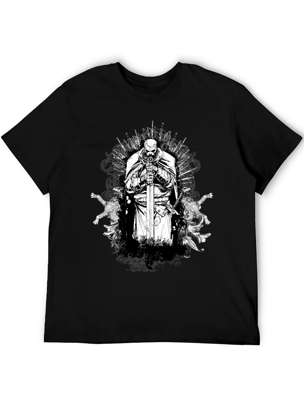 Iron Throne Knight Graphic Tee - Black