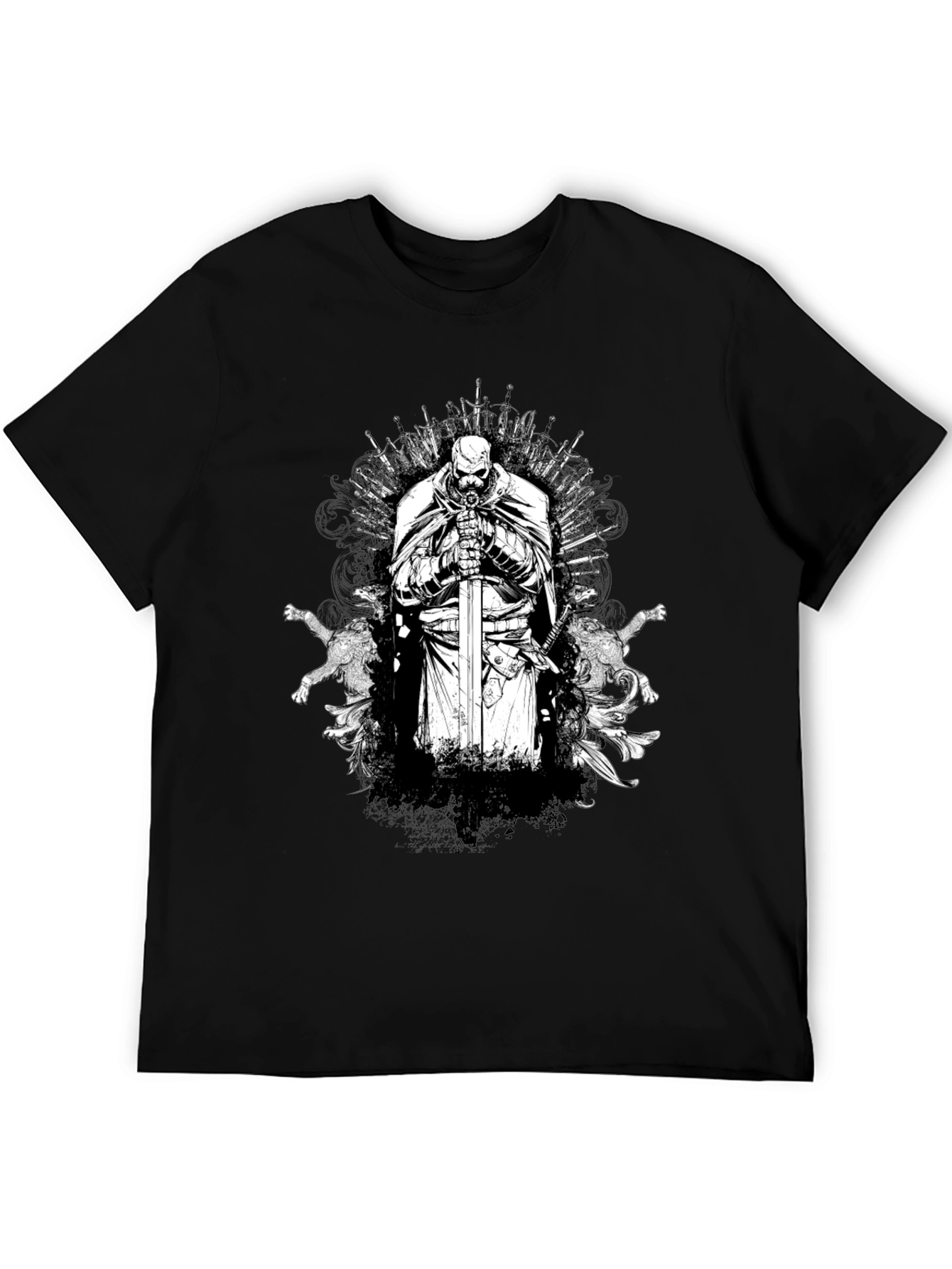 Iron Throne Knight Graphic Tee - Black