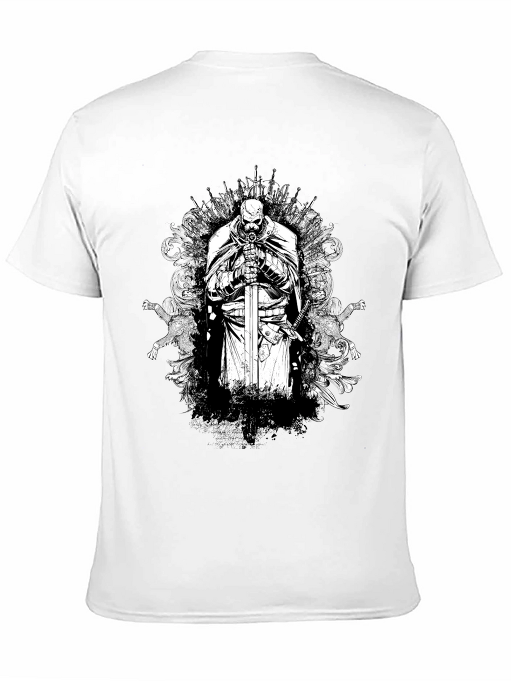 Iron Throne Knight Graphic Tee - Black