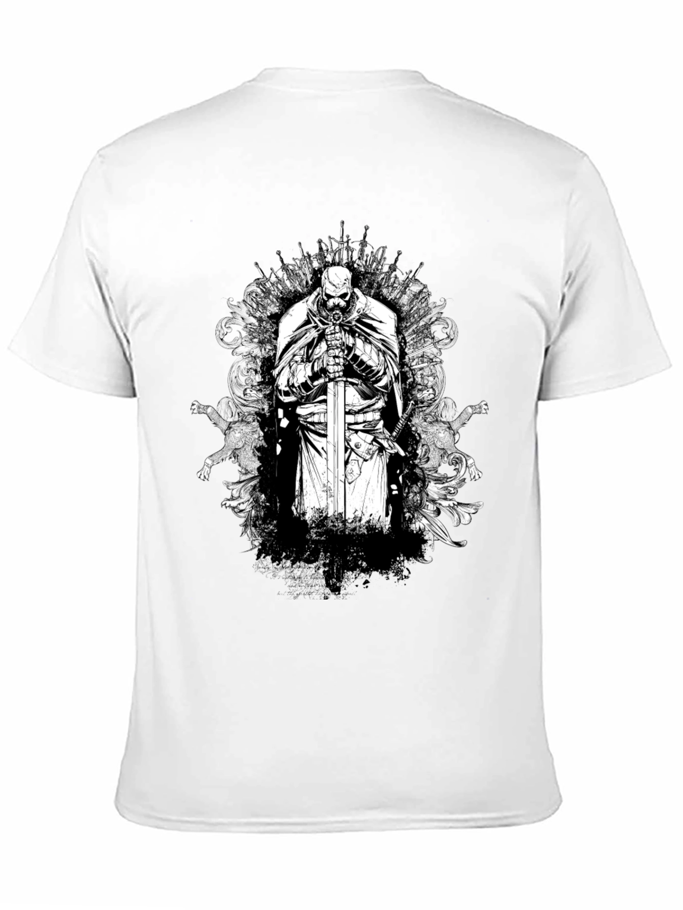 Iron Throne Knight Graphic Tee - Black