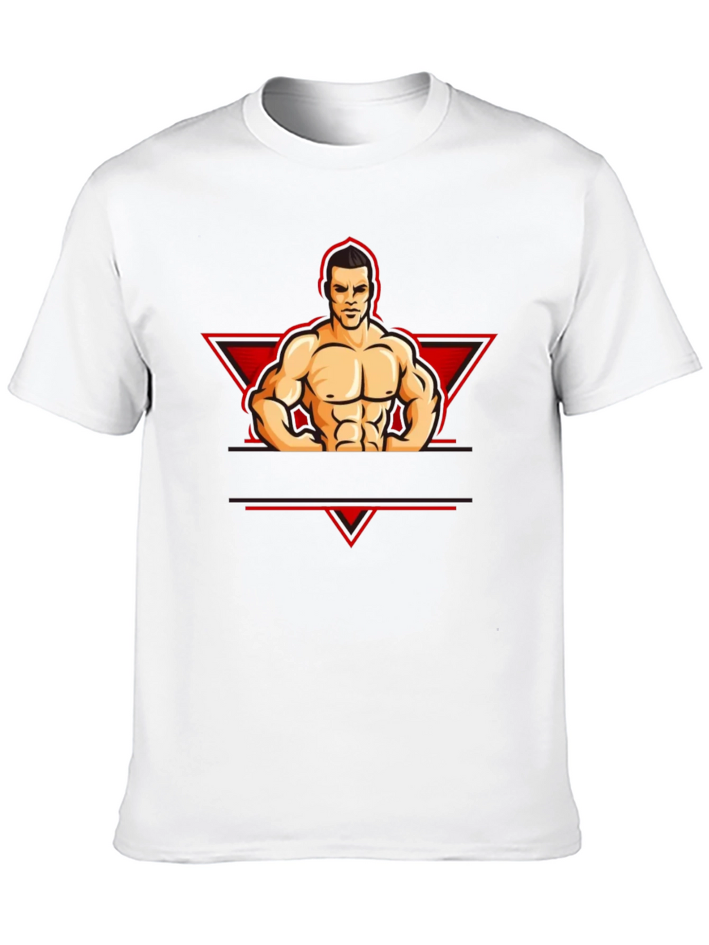 Muscle Man Graphic Tee - Black