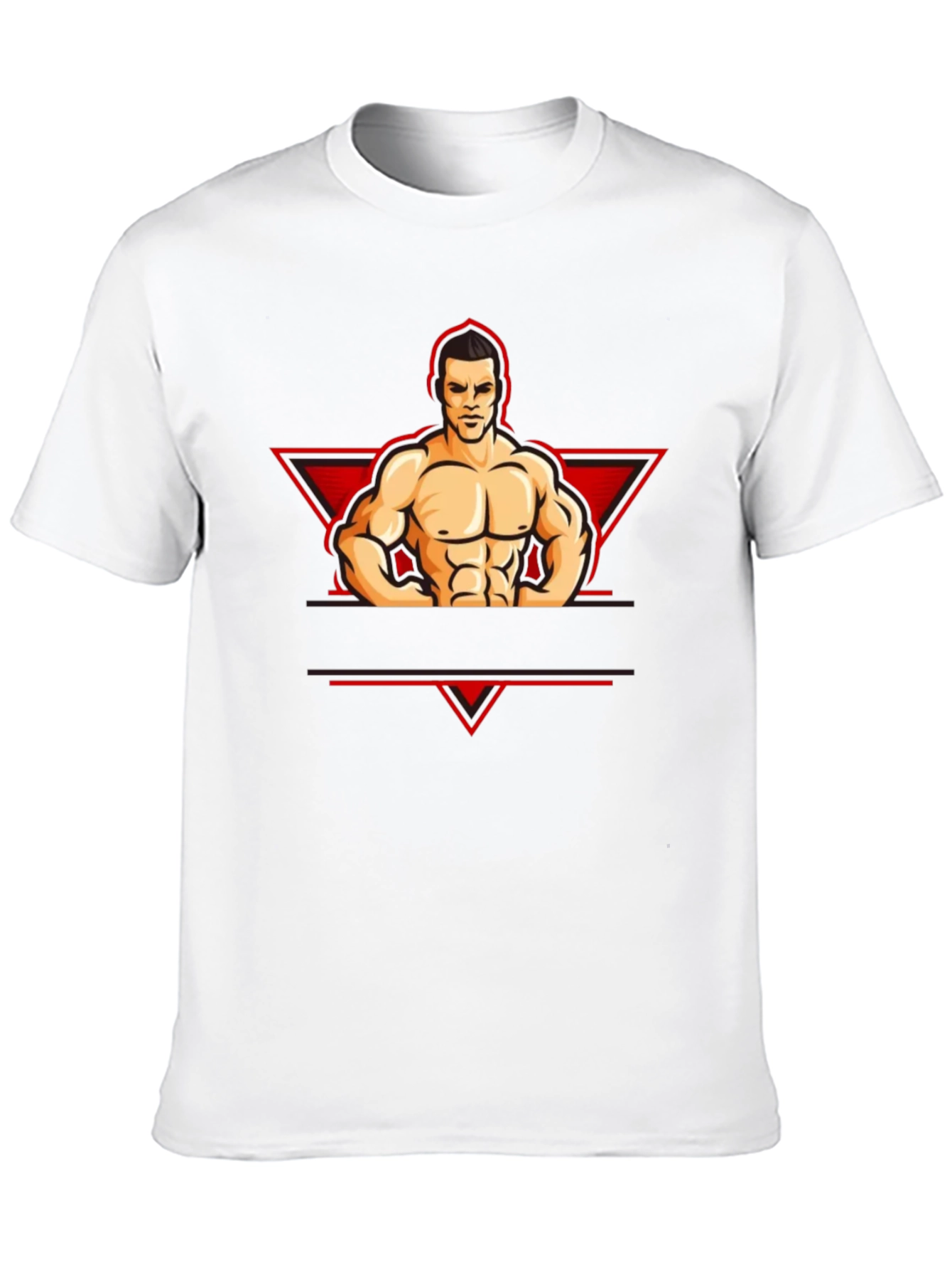 Muscle Man Graphic Tee - Black